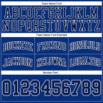 Custom Name and Number Personalized Royal Navy-White Basketball Shorts - Authentic Throwback Team Gear Personalized Royal