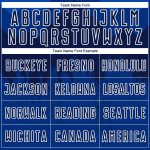 Custom Name and Number Sublimation Soccer Uniform Jersey - Personalized Royal Navy-White Dripping Splatter Art Personalized