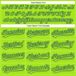 Custom Name and Number Baseball Jersey - Personalized Neon Green-White 3D Pattern Design Football Helmet Personalized Royal