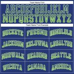 Personalized Authentic Drift Baseball Jersey - Custom Neon Green-White Team Name & Number Personalized Royal Neon Green-White