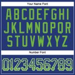 Personalized Authentic Drift Baseball Jersey - Custom Neon Green-White Team Name & Number Personalized Royal Neon Green-White