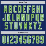 Personalized Neon Green and White Hockey Jersey - Custom Team Apparel Personalized Royal Neon Green-White Hockey Jersey