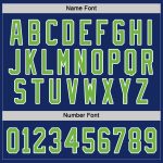 Custom Neon Green and White Hockey Jersey with Personalized Name and Number Personalized Royal Neon Green-White Hockey Jersey