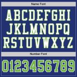 Custom Neon Green-White Mesh Football Jersey with Personalized Name and Number - Authentic Throwback Design Personalized