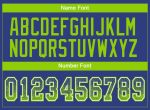 Custom Neon Green-White Mesh Football Jersey with Name and Number - Personalized Drift Team Apparel Personalized Royal Neon