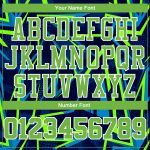 Custom Name Number Neon Green White Basketball Jersey Music Festival Round Neck Sublimation Suit Personalized Royal Neon
