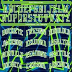 Custom Name Number Neon Green White Basketball Jersey Music Festival Round Neck Sublimation Suit Personalized Royal Neon
