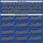 Custom Old Gold Mesh Baseball Jersey with Personalized Name & Number - Authentic Throwback Team Style Personalized Royal
