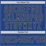 Custom Old Gold Mesh Baseball Jersey with Personalized Name & Number - Authentic Throwback Team Style Personalized Royal