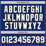 Custom Name Number Unisex Softball Jersey Personalized Royal Old Gold Pinstripe Two-Button Design Personalized Royal Old