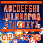 Custom Name Number Billiards Polo Shirt - Personalized Royal Orange-White 3D Pattern Performance Design Personalized Royal