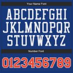 Personalized Royal Orange White Basketball Jersey Authentic Throwback Design Personalized Royal Orange-White Authentic Throwback