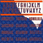 Custom Soccer Jersey with Personalized Name and Number - Royal Orange-White Curve Lines Design Personalized Royal Orange-White