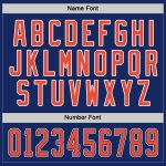 Custom Personalized Orange and White Hockey Jersey - Unique Team Apparel Personalized Royal Orange-White Hockey Jersey