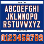 Custom orange and white mesh football jersey, side view