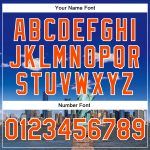Personalized 3D Statue of Liberty Orange White Varsity Jacket Custom Name Number - Full Snap Bomber Letterman Edition Personalized