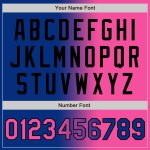 Custom Name Number Gradient Varsity Letterman Bomber Jacket Pink Black Full-Snap Fashion Team Personalized Royal Pink-Black