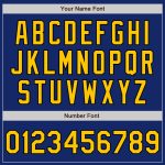 Custom Name Number Baseball Jersey - Authentic Fade Yellow Black Personalized Royal Pinstripe Fashion Team Jersey Personalized