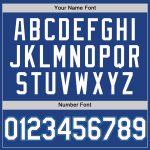 Custom Name and Number Personalized Throwback Baseball Jersey - Royal Purple and Teal Authentic Design Personalized Royal