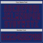 Custom Name and Number 3D Pattern Baseball Jersey - Personalized Royal Red Abstract Team Design Personalized Royal Red 3D