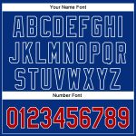 Custom Name and Number Personalized 3D Gradient Baseball Jersey in Royal Red and Black Irregular Shape Design Personalized