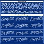 Custom Name and Number Personalized 3D Gradient Baseball Jersey in Royal Red and Black Irregular Shape Design Personalized