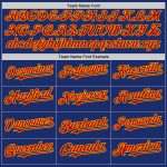 Custom Name Number Baseball Jersey - Authentic Sleeveless Red Gold Team Jersey Personalized Royal Red-Gold Authentic Sleeveless