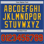 Custom Name Number Authentic Throwback Baseball Jersey - Personalized Royal Red-Gold Team Jersey Personalized Royal Red-Gold