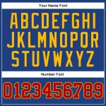 Custom Name Number Authentic Throwback Basketball Jersey - Personalized Royal Red-Gold Team Jersey Personalized Royal Red-Gold