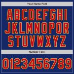 Custom Personalized Varsity Bomber Jacket with Name and Number - Royal Red-Gold Full-Snap Letterman Jacket Personalized Royal