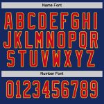 Custom Royal Red-Gold Hockey Jersey with Personalized Name and Number - Team Apparel Personalized Royal Red-Gold Hockey Jersey