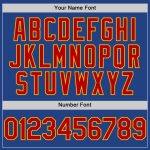 Custom Red-Gold Mesh Baseball Jersey with Personalized Name & Number - Authentic Throwback Team Style Personalized Royal