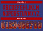 Custom Name and Number Football Jersey in Royal Red and Gold Mesh - Personalized Drift Fashion Team Apparel Personalized