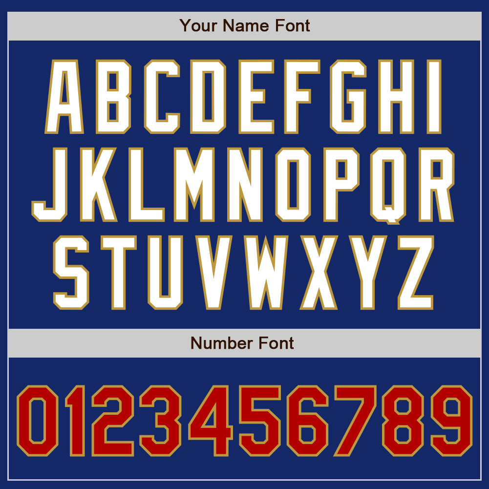 Personalized Royal Red-Old Gold Authentic Raglan Sleeves Baseball Jersey Team Custom Name and Number Custom Name and Number Baseball Jersey, Personalized Royal Red-Old Gold Raglan Sleeves Personalized Royal Red-Old Gold Authentic - Image 5
