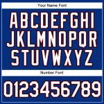 Custom Name and Number Authentic Baseball Jersey - Personalized Royal Red Pinstripe White-Black Design Personalized Royal