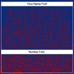 Personalized Sublimation Soccer Jersey, Royal Red Soccer Uniform for Kids & Adults Personalized Royal Red Sublimation Soccer