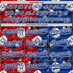 Personalized American Eagle Baseball Jersey - Royal Red-White 3D Pattern Design Personalized Royal Red-White 3D Pattern Design