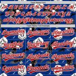 Custom American Eagle Baseball Jersey with 3D Pattern Design - Personalized Royal Red-White Team Name and Number Personalized