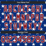 Custom American Flag Basketball Jersey - Personalized Royal Red-White 3D Design with Team Name and Number Personalized Royal