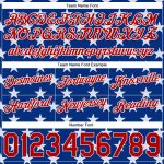 Custom American Flag Basketball Shorts with 3D Red-White Pattern - Personalized with Name and Number Personalized Royal Red-White