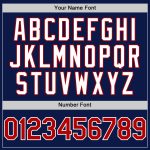 Personalized Twinkle Star 3D Gradient Baseball Jersey in Royal Red-White Design Personalized Royal Red-White 3D Pattern Design