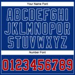 Custom Name and Number 3D Pattern Baseball Jersey - Personalized Multicolor Royal Red-White Team Jersey Personalized Royal