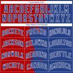 Customizable Abstract Splash Basketball Jersey - Royal Red & White City Edition with Team Name & Number Personalized Royal