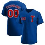 Custom Name and Number Baseball Jersey in Royal Red-White | Personalized Authentic Team Jersey Personalized Royal Red-White