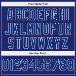 Custom City Edition Basketball Jersey - Personalized Royal Red-White Team Name and Number Personalized Royal Red-White Authentic