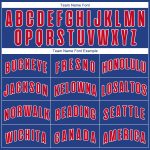 Custom Royal Red White Basketball Jersey - Personalized Throwback Design with Name and Number Personalized Royal Red-White