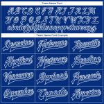 Custom Name and Number 3D Christmas Varsity Letterman Jacket in Royal Red-White - Personalized Full-Snap Bomber Jacket Personalized