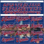 Custom Name Number Dallas Texas City Edition 3D Bomber Varsity Letterman Jacket Royal Red White Personalized Royal Red-White