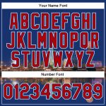 Custom Name Number Dallas Texas City Edition 3D Bomber Varsity Letterman Jacket Royal Red White Personalized Royal Red-White
