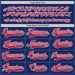 Custom Name and Number Royal Red-White Hockey Jersey - Personalized Team Gear Personalized Royal Red-White Hockey Jersey